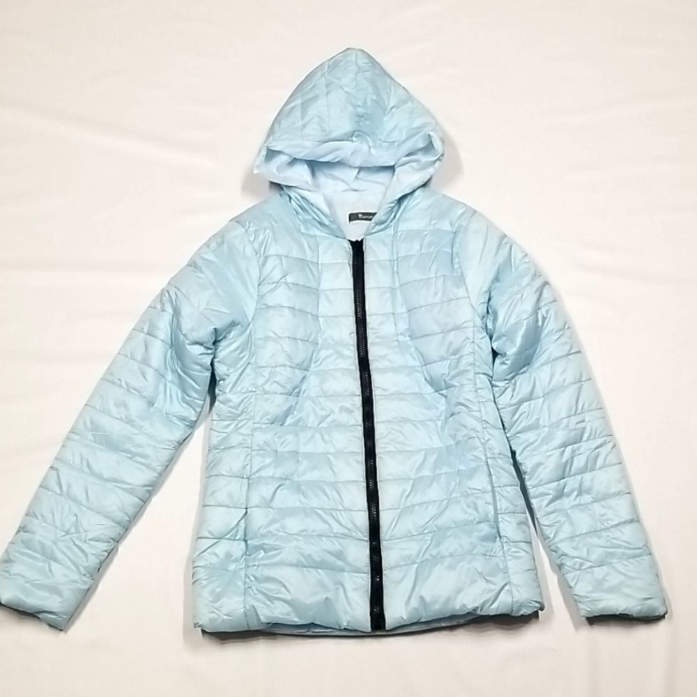 🎁5/$25 Sale SPOP Jacket Women's  Small Full Zip Side Pockets Blue Long Sleeve